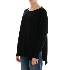 MAGLIA CON SPACCHI NERO